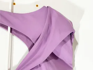 Lululemon Nulu Cross-Front Yoga Bra Purple Size 6 thumbnail 2