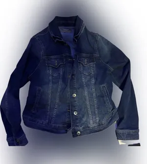 torrid Dark Indigo Denim Jacket thumbnail 1