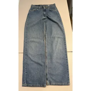Vintage 90s Levi's 965 Wide Leg Jeans Made in USA Size 5 Long thumbnail 2