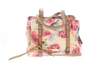 Rosetti Floral Satchel Crossbody Bag Pink Cream Watercolor Purse Shoulder Tote thumbnail 1