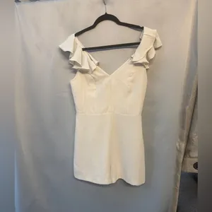 Amanda Uprichard Gimlet Ivory Romper Size Medium thumbnail 5