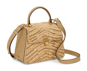 NWOT Cult Gaia Sybil Beaded Top Handle Bag Purse thumbnail 1