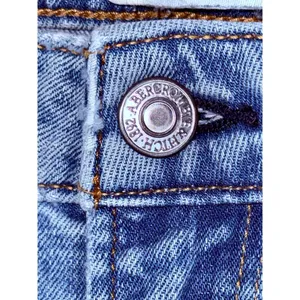 Abercrombie & Fitch Curve Love Mom High Rise Blue Denim Jeans Womens Size 31 12 thumbnail 6