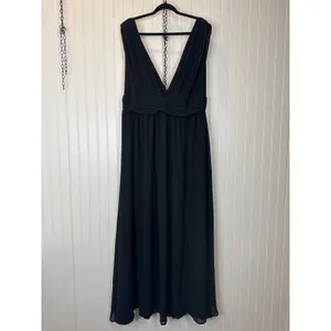 Lulus Heavenly Hues Black Maxi Dress Bridesmaid Wedding Gala Formal Extra Small thumbnail 2