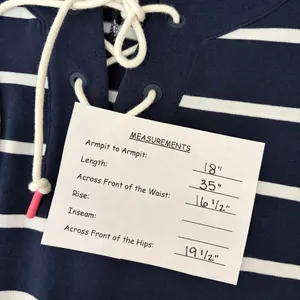 NWT!! TOMMY BAHAMA Floricita Stripe Shift Dress Navy Blue‎ White Stripe X-Small thumbnail 14