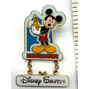 Disney Pin 10230 Salutes Merchandise Cast Exclusive Mickey Mouse Dangle WDW thumbnail 2