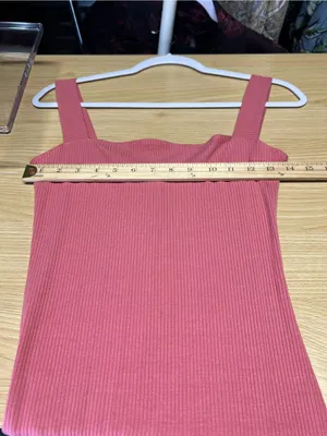 Reformation Jeans Donna Dress Pink Ribbed Side Slit Maxi Dress Size M thumbnail 10