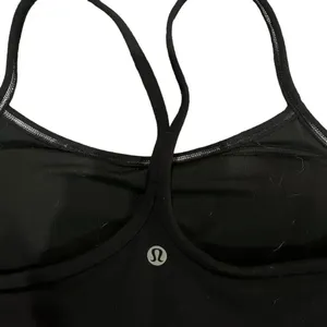 Lululemon Black Free‎ to Be Tank Top w/ Built in Bra Size 6 thumbnail 4