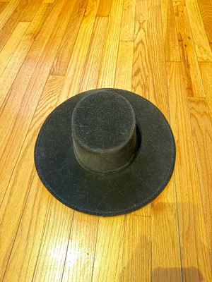 Traditional Spanish bullfighter Bolero Gaucho Cordobés Wide Brim Black Felt Hat thumbnail 4