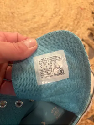 Converse Teal High Top Platform Sneakers thumbnail 5