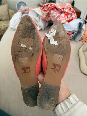 Joe's Jeans Coral Suede Pointed Backless Mules thumbnail 2