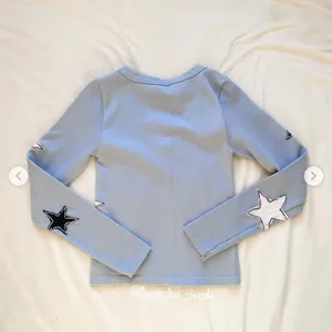 Blue Notre Dame Star long sleeve thumbnail 9