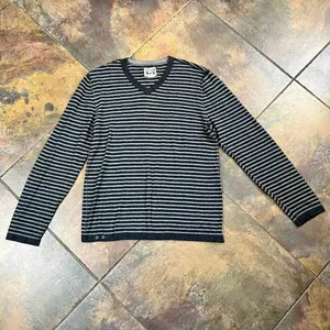 Converse One Star Stripe Long Sleeve Sweater Medium thumbnail 3