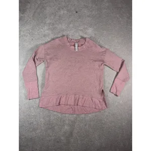 Athleta Balance Pullover Sweatshirt Women's Sz Medium Victorian Berry Multi Nep thumbnail 2