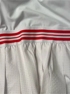 Avia Womens Tennis Dress L 12-14 White Red Striped Pleated Mini Skort thumbnail 11
