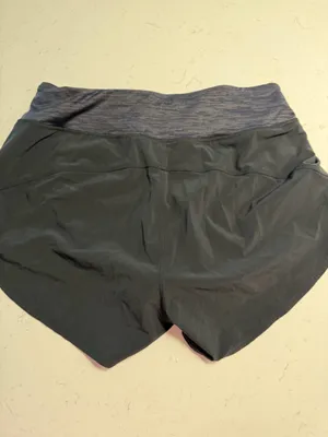 Outdoor Voices Black Athletic Shorts with Dark Gray Waistband thumbnail 3