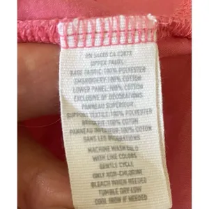 Aerie Pink Lace Trim Tank Top Women’s Size M Medium Floral Mesh Detail thumbnail 5