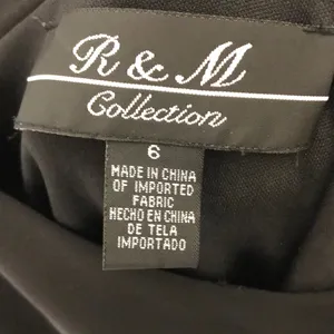 R&M Collection Little Black Dress One Shoulder 6 LBD thumbnail 4