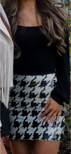 Lulus Mini Skirt Sequin thumbnail 1