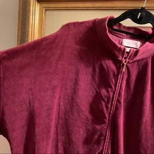 juicy couture velvet zip jacket bomper purple size S BD thumbnail 3