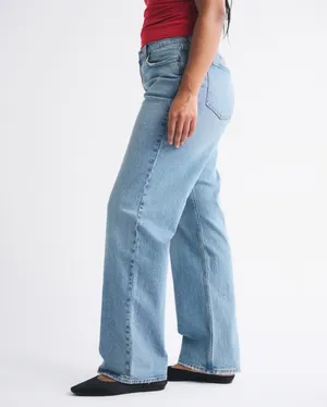 Abercrombie Curve Love Low Rise Baggy Jean thumbnail 2