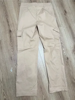 MICHAEL Michael Kors Khaki Cargo Pants Womens Size 6 Straight Leg Cotton thumbnail 2