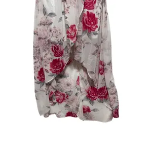 Lily Rose Babydoll Cottage Maxi Dress‎ S Floral Lace Chiffon Y2K Coquette Fairy thumbnail 5
