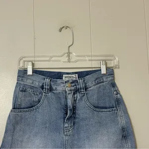 Afends Emilie Workwear Carpenter Denim Shorts High Rise Blue Size 24 thumbnail 2