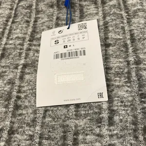 Zara Gray Striped Very Soft Tee Shirt thumbnail 4