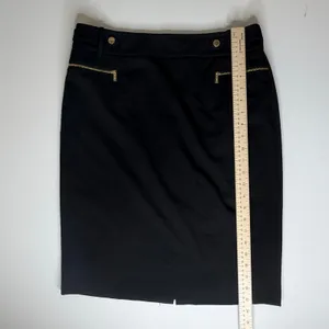 Calvin Klein Black Pencil‎ Skirt Size 8 Office Career Minimalist Capsule Classic thumbnail 9