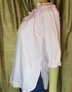 Heart & Hips 100% Cotton Candy-Striped Off the Shoulder Top thumbnail 3