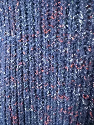 Wild Fable Variegated Thread Cropped Cardigan Blue Size XS thumbnail 7