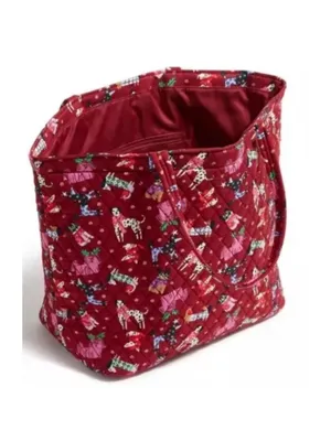 Vera Bradley Holiday Hounds Pattern Essential Grand Tote NWT thumbnail 3