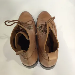 Seaside women's genuine leather boots‎ lace up size 40 boho riding boots thumbnail 6