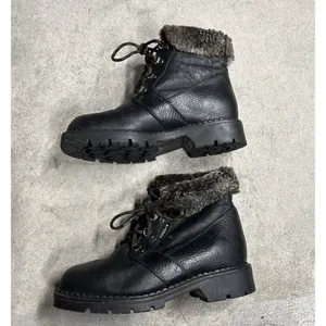 Blondo Genuine Shearling Mouton Leather Waterproof Boots Vintage Size 7.5 B thumbnail 6