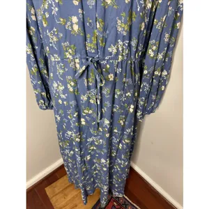Reformation Lisse Dress in Blue Avery‎ Floral Sz 8 thumbnail 8