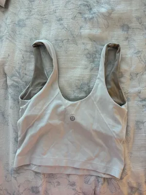 White Lululemon Align Tank thumbnail 3