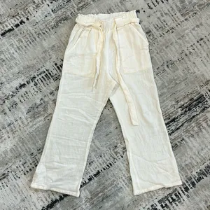 Sincerely Jules gauze kick flare pull on cotton cropped pants thumbnail 1