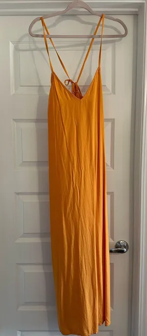Orange maxi dress Size XS thumbnail 2