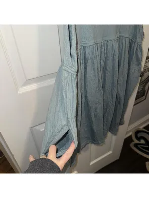 Free people Blue I'm Still Obsessed Sleeveless Mini Dress thumbnail 3
