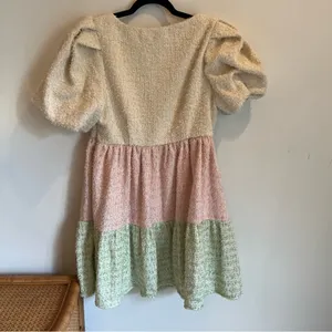 English Factory NWT Color Block Tweed Mini Dress | L thumbnail 10