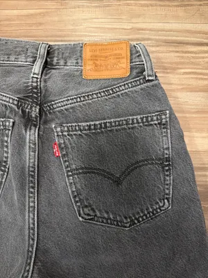 Levi’s Premium 70s High Flare Jeans Such a Doozie Black W25 L30 thumbnail 5