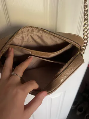 Michael Kors Purse Crossbody Brown Leather thumbnail 5