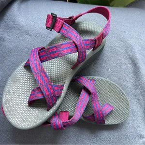 Chaco Women's Pink and Blue Sandals thumbnail 6