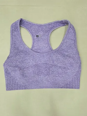 Gymshark Seamless Purple Sports Bra & High-Waist Shorts Set Size S thumbnail 4