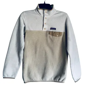 Patagonia Lightweight Synchilla Snap-T Pullover Woman's XS Cream Tan Fleece thumbnail 1