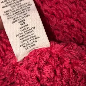 Free People small pink oversized knit sweater thumbnail 9