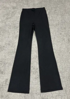 Skims Pull On Pants Womens Medium Gray Lounge Bootcut Stretch Comfort 26x33.5 thumbnail 1