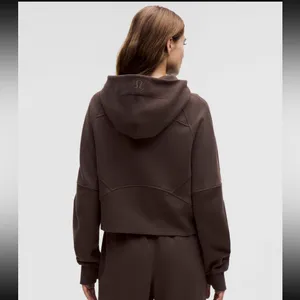 NWT Scuba Oversized Half-Zip Hoodie/ Espresso & Xs/s thumbnail 3