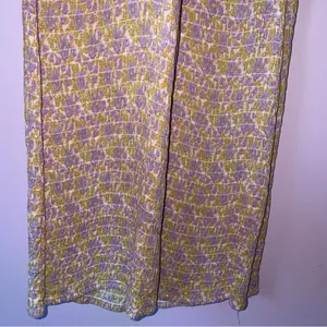 Free People XS Juniper Smocked Bodycon Slip Ditsy Floral Boho Swiftie thumbnail 9
